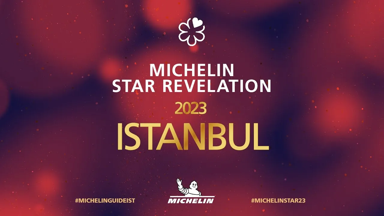 Michelin yıldızı İstanbul etkinliği için hazırlanmış yazı görseli.